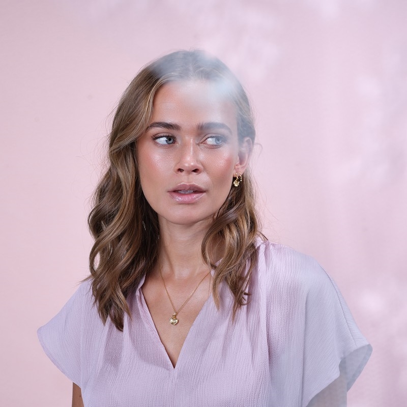 Joanli nor SELMANOR øreringe i forgyldt sølv model